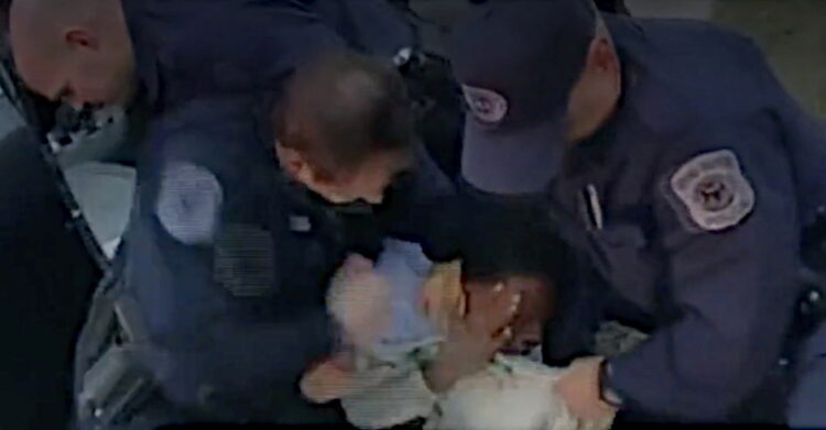 Hood, Grand Rapids, punch, cop