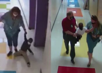 Florida school dragged boy Findley teacher dean hallway wedgie