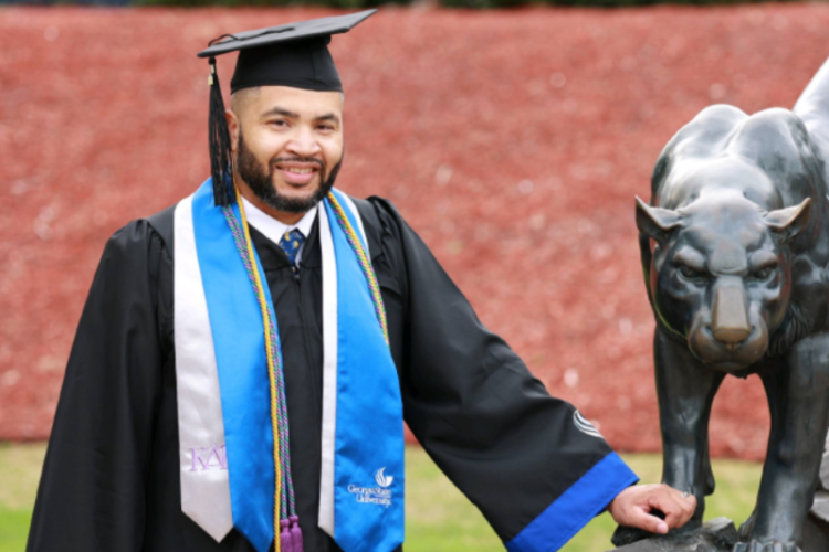 teaching degree, Georgia State University, school janitor, elementary school, Georgia, Dekalb County, Bailey, Tylan Bailey