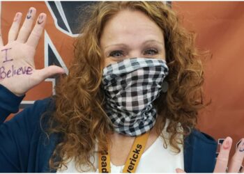 Principal Rachael Ayers Mead High School reenactment George Floyd murder