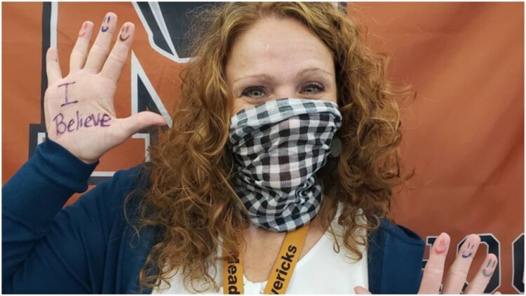 Principal Rachael Ayers Mead High School reenactment George Floyd murder