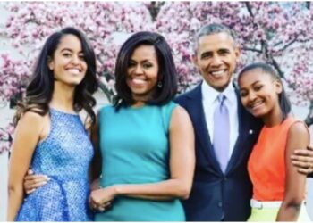 Barack Obama proud Malia Obama Sasha Obama protests