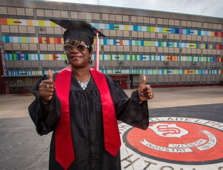 Twyanna Williams, 65-year-old, High School, South Philly High, Valedictorian