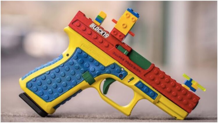 50 Cent toy gun Lego Glock