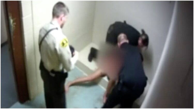 Illinois, Ariel Harrison stripped naked Macomb Police Department male officer