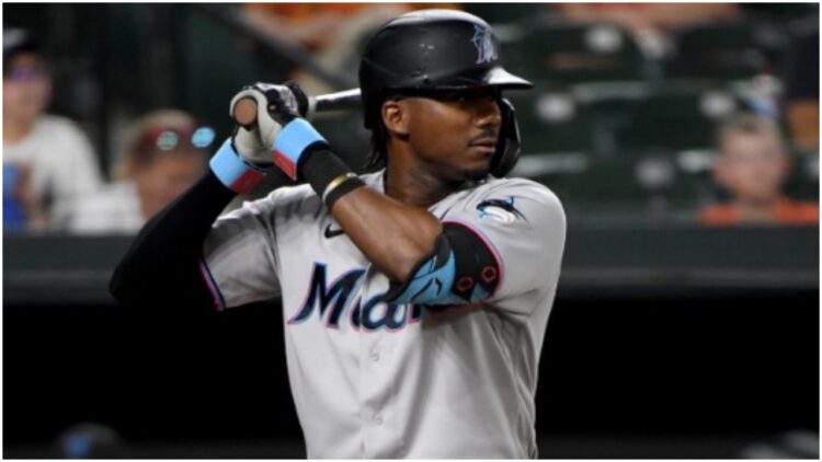 Lewis Brinson Miami Marlins Dinger Colorado Rockies