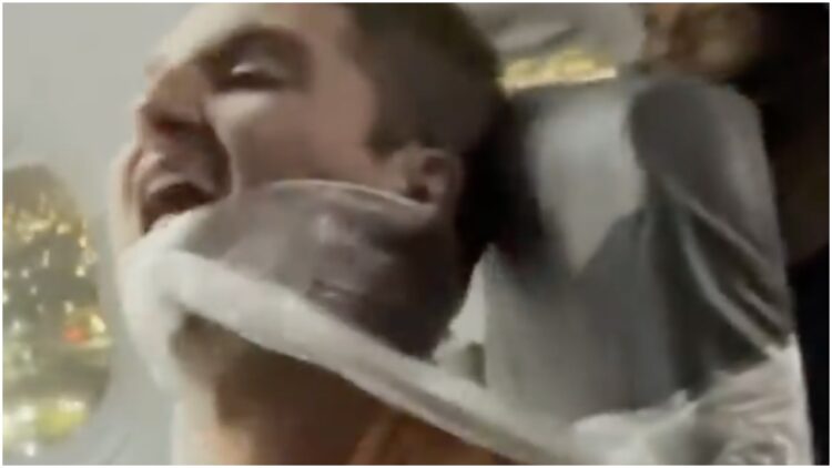 Frontier duck-taped Max Berry assaulting flight attendants