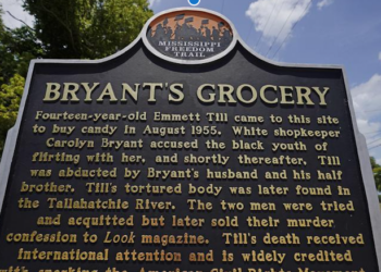 Emmett Till, Historical, Marker, Toppled, Over, Mississippi
