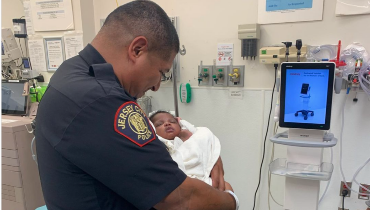 Eduardo Matute, New Jersey, Police, Officer, Rescued, Baby, Thrown, Off, Balcony, Second-Floor
