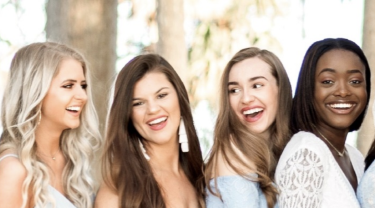 sorority, Alpha Delta Pi, Taylor Marie, Ja-Quez Harrell, Methodist University, North Carolina, Fayetteville, football players, racist, presentation