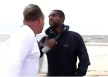 Shaquille Brewster MSNBC reporter hurricane Ida