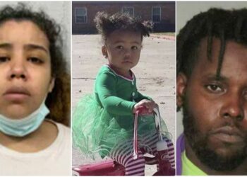 Lanaya Cardwell Phillip Gardner baby suitcase