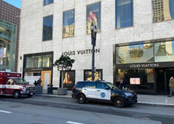 san, francisco, louis, vuitton, store, emptied, thieves