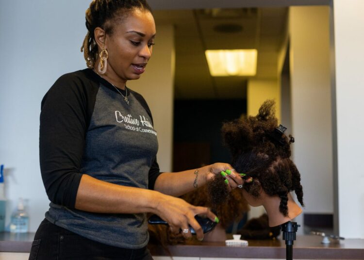 Flint Beauty School Owner Creates Special curriculum for textured hair.