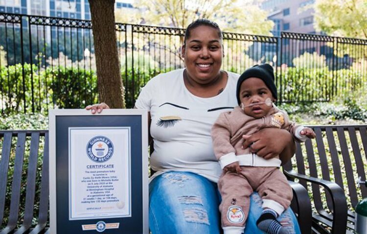 Michelle Butler, Curtis Means, RNICU, Premature, 21 weeks, Guinness World Records.