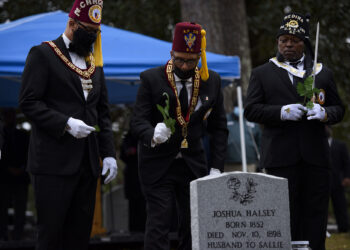 Joshua Halsey, Wilmington Massacre, White supremacist, funeral service