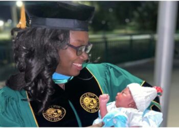 Dr. Queshonda J. Kudaisi baby PhD