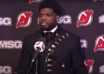 P.K. Subban. Defenseman, New Jersey Devils, Press Conference, Racial Taunt, Brother, Jordan Subban, South Carolina Stingrays, Defensemen, Jacksonville Icemen, Defenseman, Jacob Panetta, Released, Game.