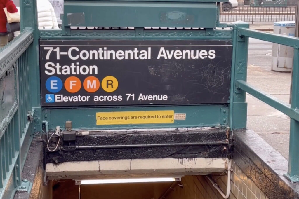 Queens, New York, Subway, Station.