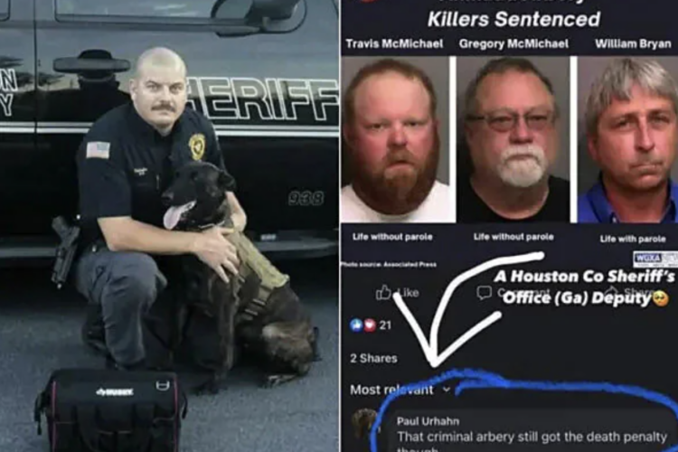 Georgia, Deputy, Paul Urhahn, Houston County Sheriff's Office, Suspended, Termination, Social Media, Comment, WGXA, Local News, Eli Porter, Poor And Minority Justice Association, Sheriff, Cullen Talton