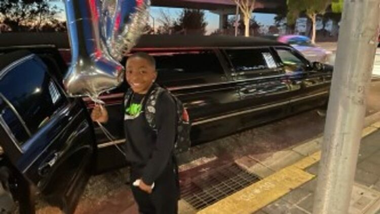 Aunt, Nita Fisher, Nephew, Dante Johnson, Birthday, Gift, Limo, Ride.
