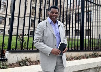 Herschel Walker U.S. Senate Republican candidate evolution apes church Sugarhill Georgia