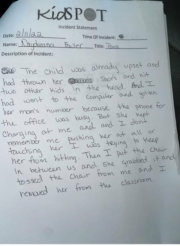 KidSpot report by Daydreana Fowler