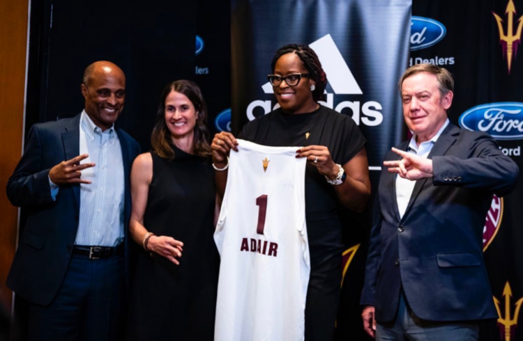 Arizona State's Women's Basketball, coach, basketball, Adair, Arizona, State, University, Women, team, game