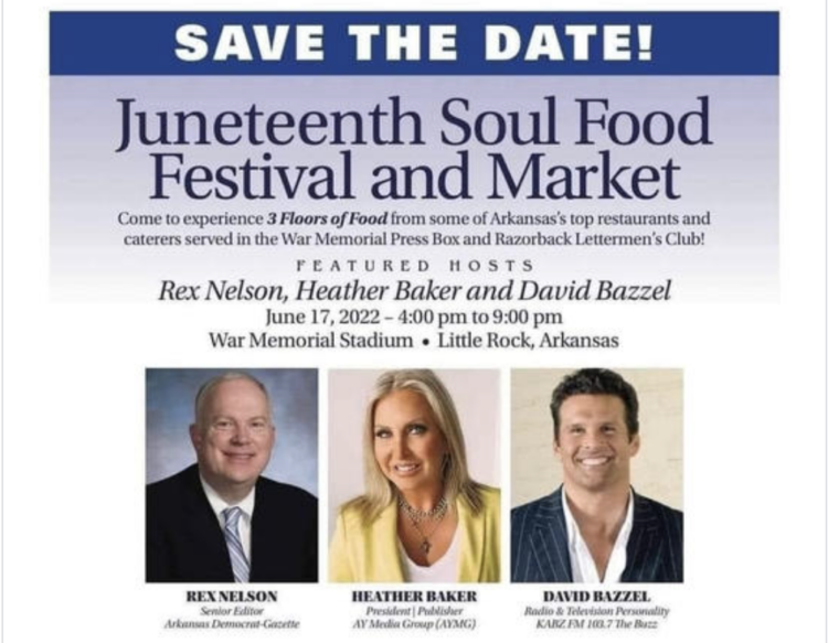 Muskie Harris, University of Arkansas, Juneteenth, Urban League, Arkansas, Juneteenth Soul Food and Market