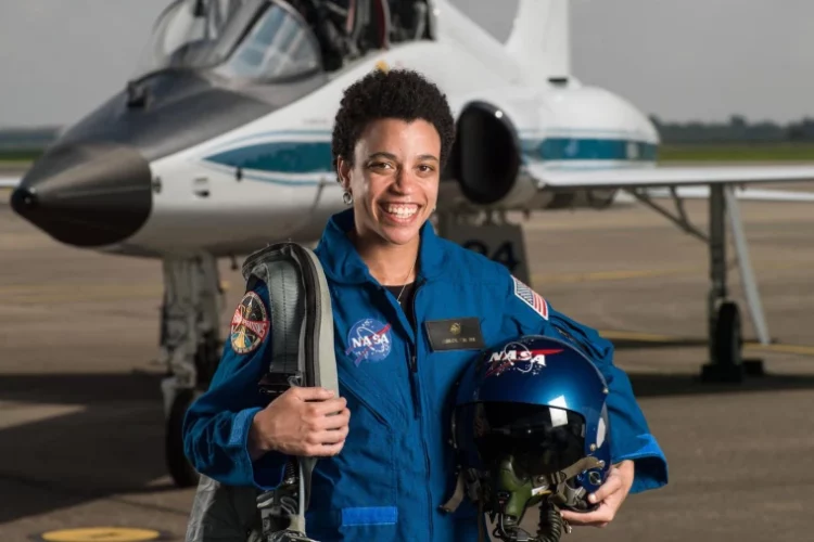 United States, NASA, Astronaut, Jessica Watkins, First, Black Woman, International Space Station, Extended Mission, History, Kennedy Space Center, Merritt Island, Florida.