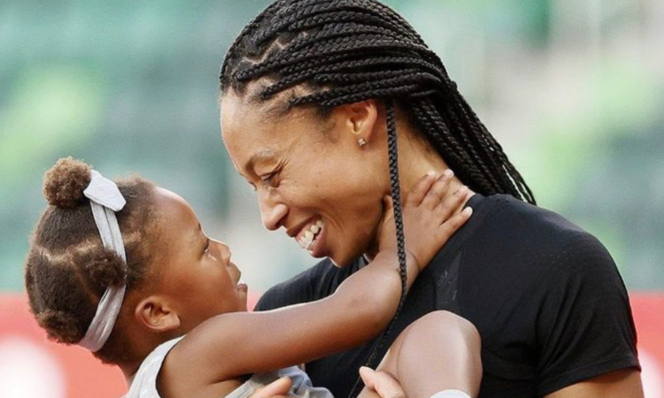 Athleta, &Mother, athletes, Track, Championships, Allyson, Felix, Childcare