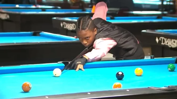 D’Angelo "Jawz" Spain, 11-year-old, Pool Player, Father, Frank Spain II, Mother, Angela Spain, Center Pocket Billiards, Poll Hall, Bowie, Maryland, Top-Ranking, Player, Junior International Championships, Tournaments,