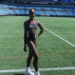 Black trans woman Justine Lindsay NFL cheerleader Carolina Panthers TopCats