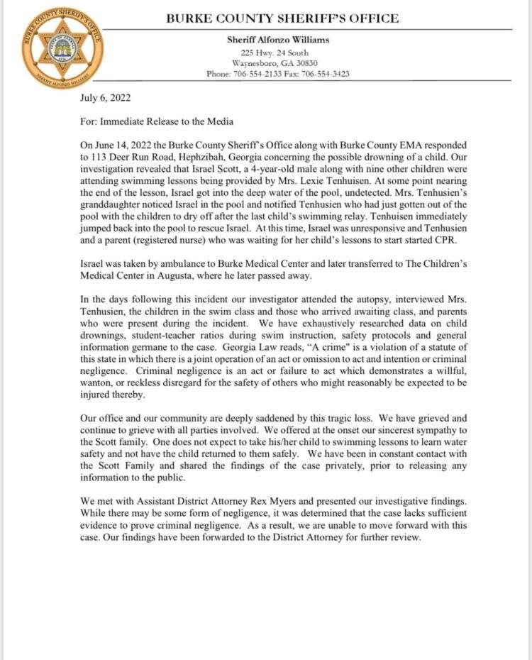 Family Speaks Out After 4YearOld Drowns During Swim Lesson