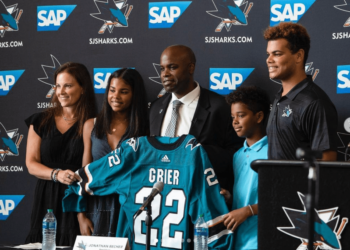 Mike Grier former Black NHL player San Jose Sharks history first general manager ice hockey