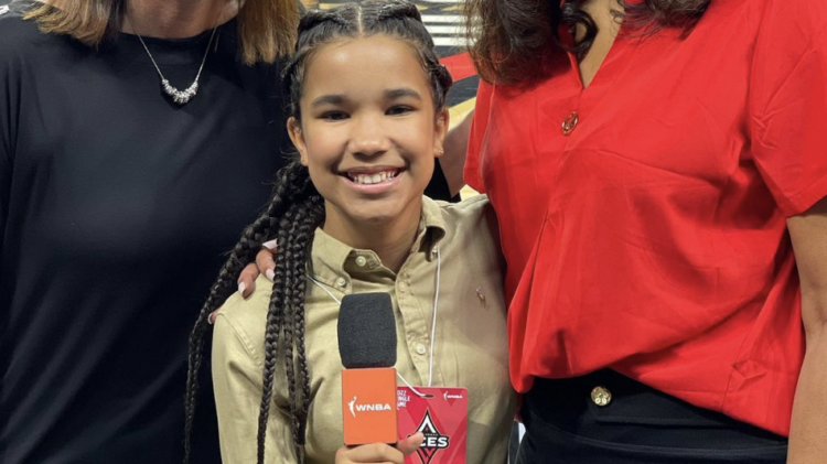 Pepper Persley journalist New York City WNBA sideline reporter