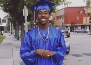California Black man Robert Adams fatal shooting San Bernardino Police unmarked car