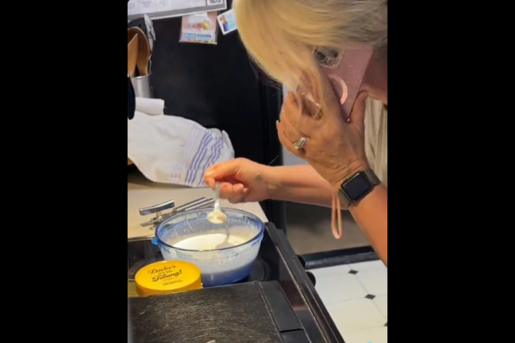 potato salad, mom, white, son, soupy, Josh Godfrey, TikToker, video, viral