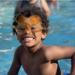 Massiah Browne,Marcus Brown,Tiara DelValle, pool, toddler