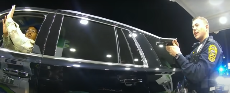 Caron Nazario, Joe Gutierrez, Lieutenant, army, officer, traffic stop, Daniel Crocker, body cam, footage