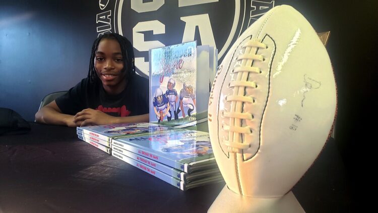 12-year-old Georgia star athlete Demetrius Purvis II children's book multiple businesses