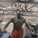 NBA legend sports commentator Shaquille O'Neal fans lusting body showing physique shirtless video