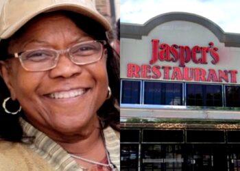 Black woman bathroom stall Maryland restaurant Jasper's establishment meals passed