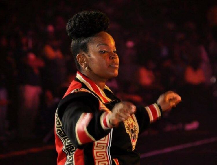 first, woman, marching band, members, GSU, Grambling State University, band director, Director of Bands, SWAC, Dr. Nikole Roebuck