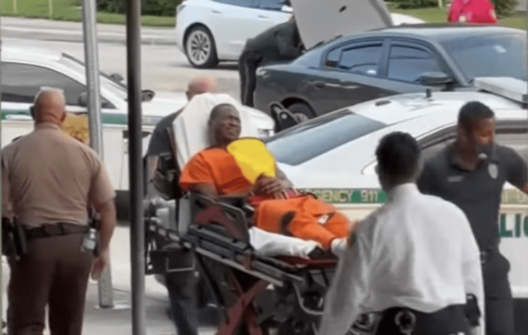 Florida man Jermaine Bell cup bleach Miami-Dade courtroom jury guilty armed robbery