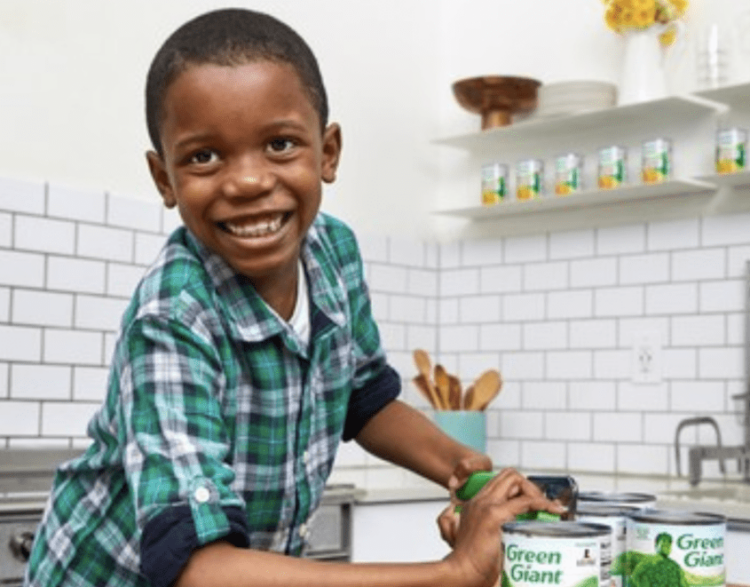 popular American food company Green Giant viral 'Corn Kid' Tariq Thanksgiving partnership