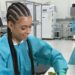 Black woman engineer Fionnghuala O'Reilly braids science lab representation impactful