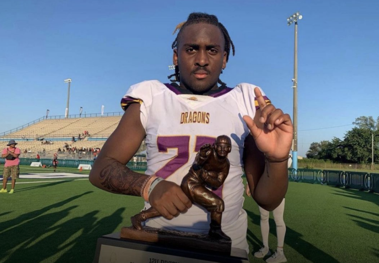 YNC,Youth National Championships,Jeremiah Johnson, Shana Evans, Fort Worth, football, 12-year-old, mustache, youth, man