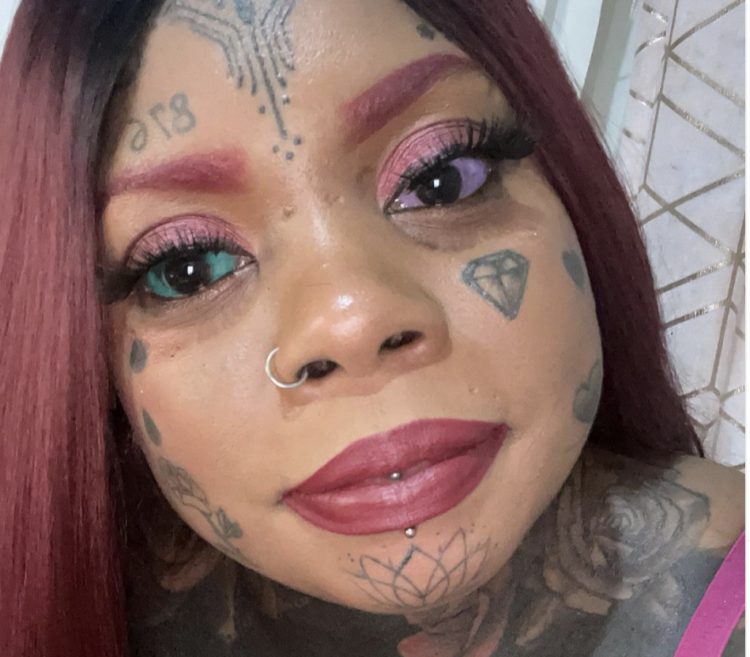 Anaya Peterson, tattoos, eyeballs, eyes, eye,