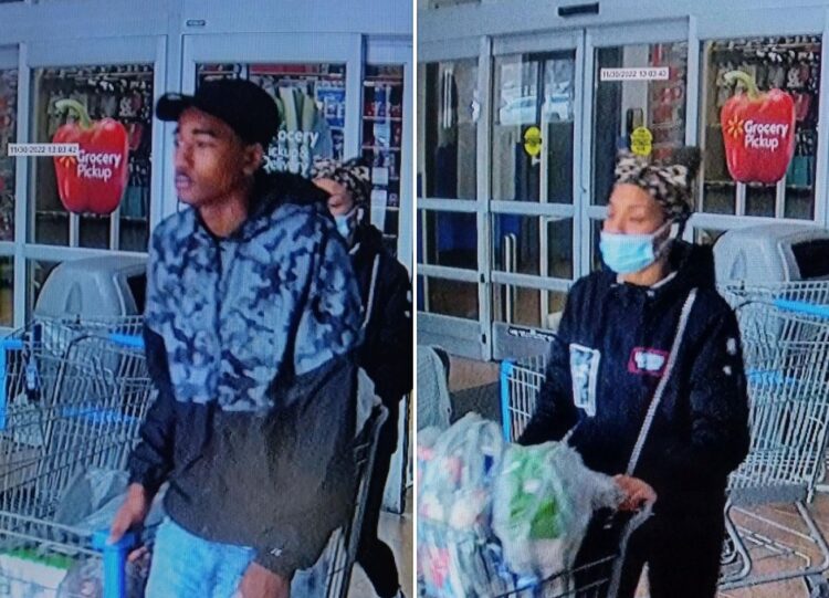 suspect, cash button, Grovetown, store, Columbia County Sheriff's Office, Georgia, gift cards, couple, Walmart, merchandise